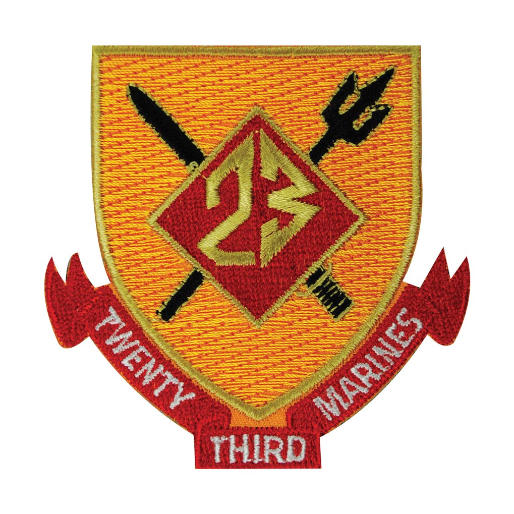 23rd Marines Regimental Patch - SGT GRIT