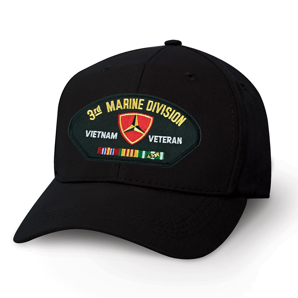 3rd Marine Division Vietnam Veteran Patch Cover - SGT GRIT