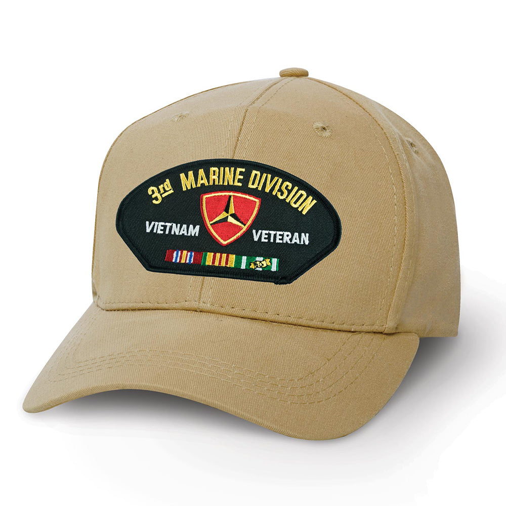 3rd Marine Division Vietnam Veteran Patch Cover - SGT GRIT