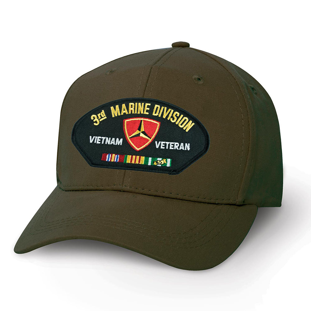 3rd Marine Division Vietnam Veteran Patch Cover - SGT GRIT