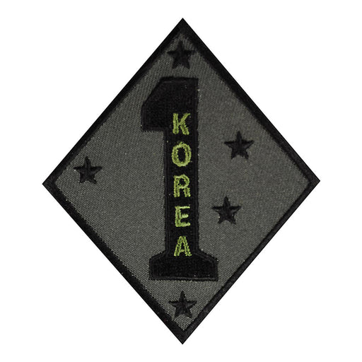 Korea - 1st Marine Division OD Green Patch - SGT GRIT