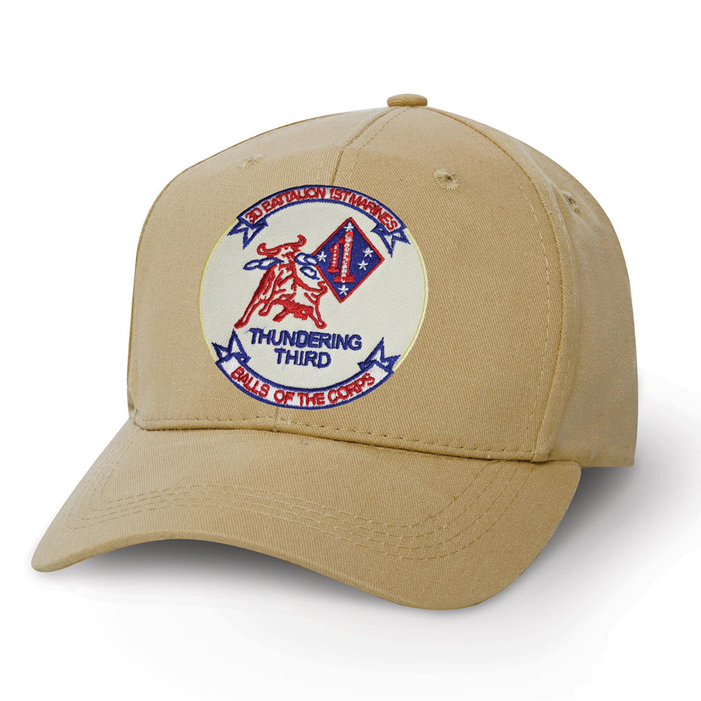 3rd Battalion 1st Marines Patch Cover - SGT GRIT