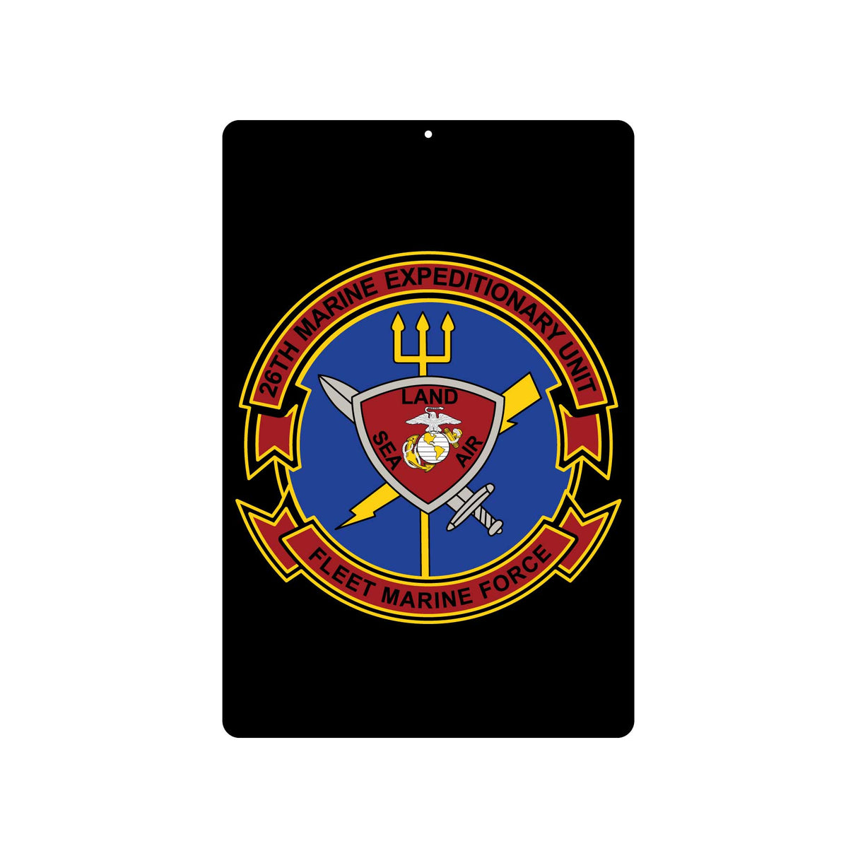 26th Marines Expeditionary Unit FMF Metal Sign - SGT GRIT