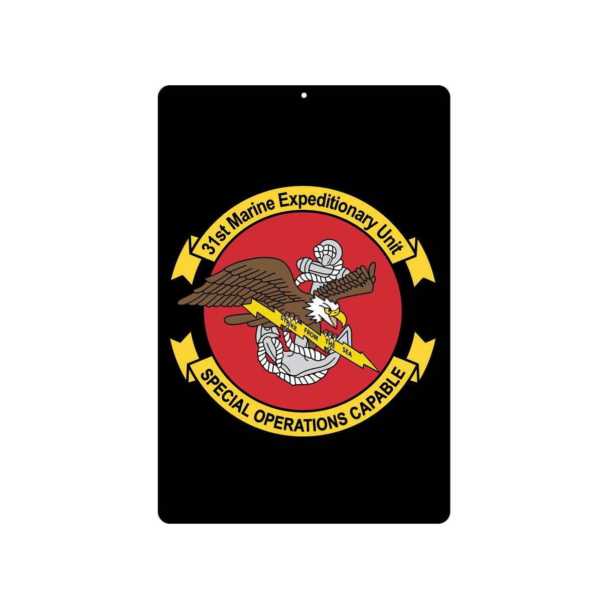 31st MEU Maritime Contingency Force Metal Sign - SGT GRIT