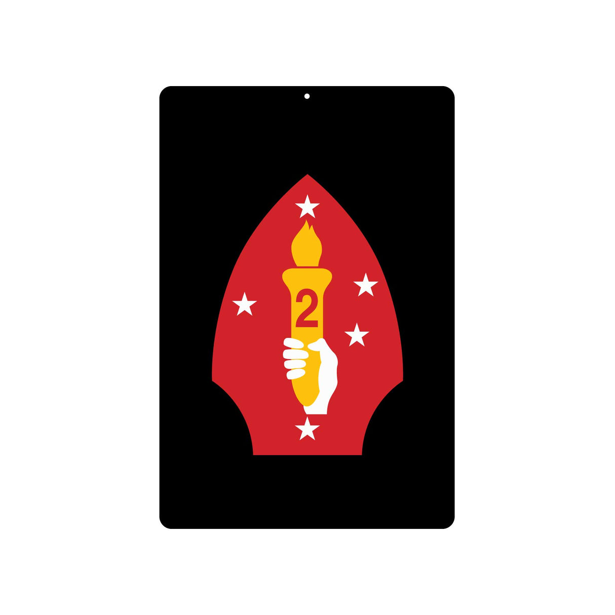 2nd Marine Division Metal Sign - SGT GRIT