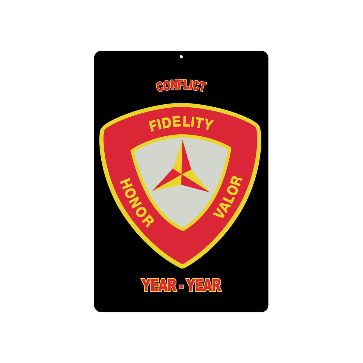 3rd Marine Division Metal Sign - SGT GRIT