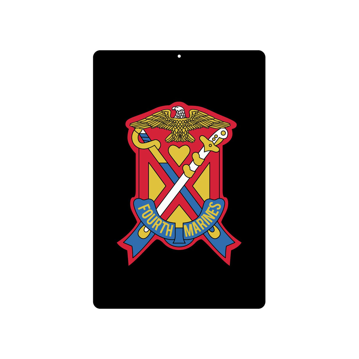 4th Marines Regimental Metal Sign - SGT GRIT