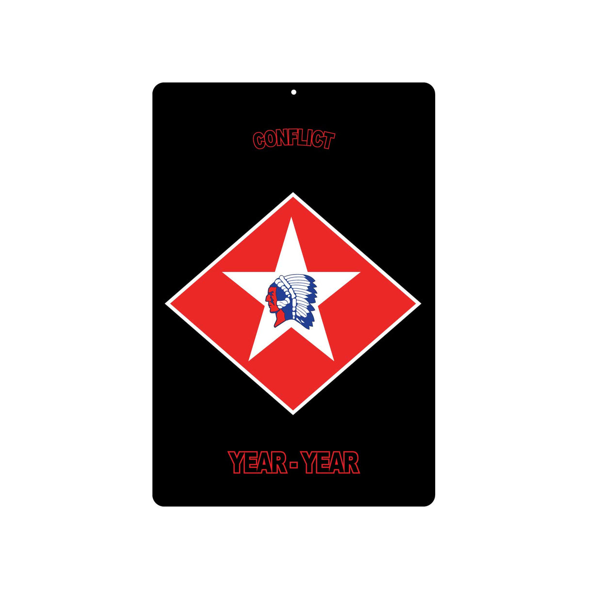 1st Battalion 6th Marines Metal Sign - SGT GRIT