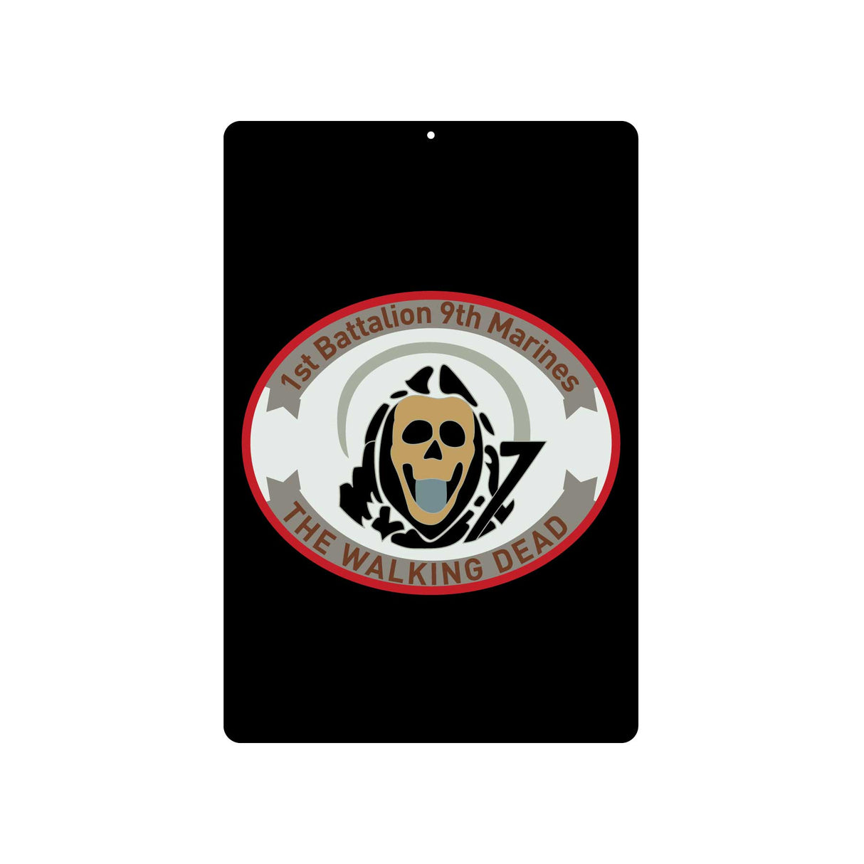 1st Battalion 9th Marines Metal Sign - SGT GRIT