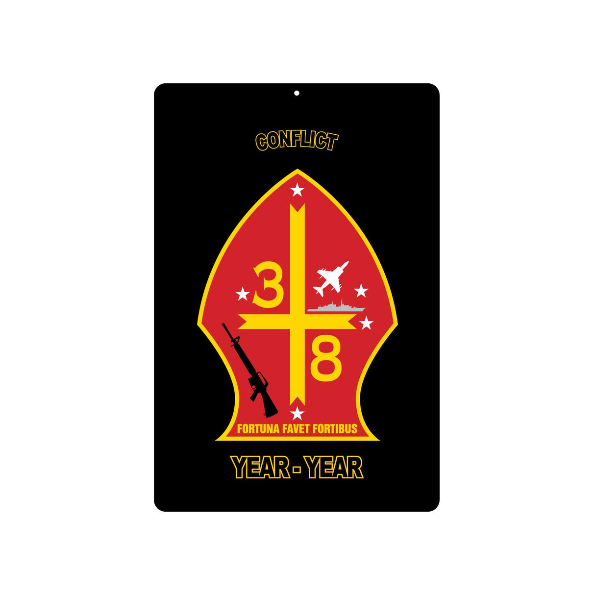 3rd Battalion 8th Marines Metal Sign - SGT GRIT