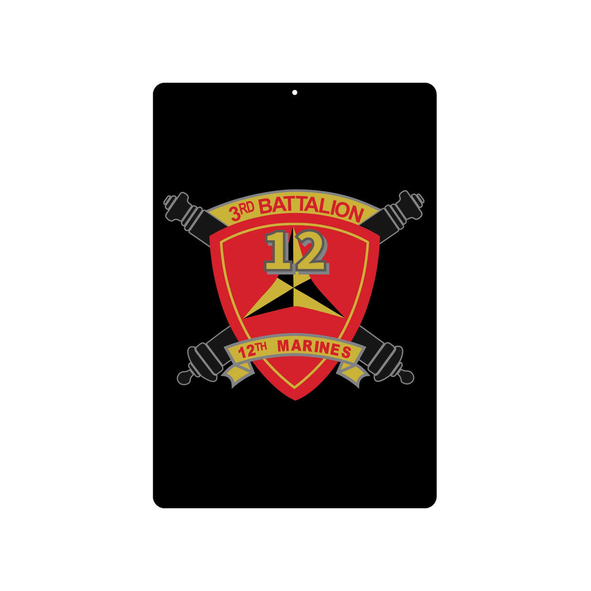 3rd Battalion 12th Marines Metal Sign - SGT GRIT