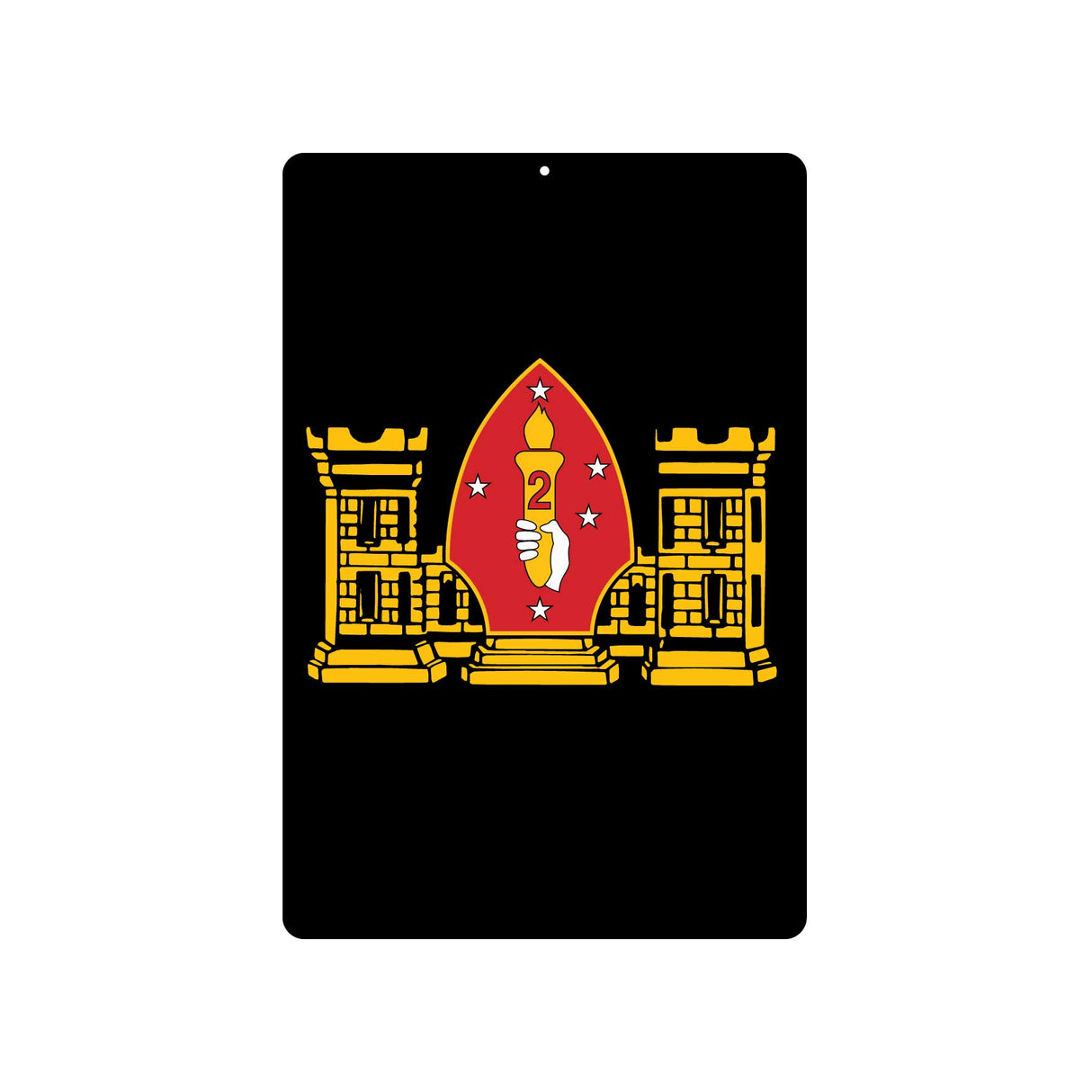 2nd Engineer Battalion Metal Sign - SGT GRIT