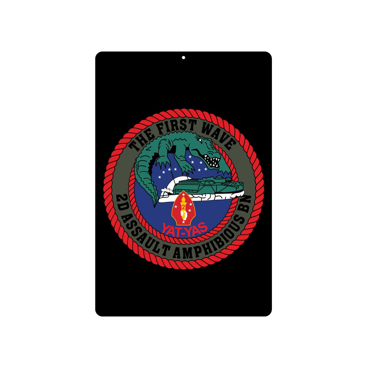 2nd Assualt Amphibious Battalion Metal Sign - SGT GRIT