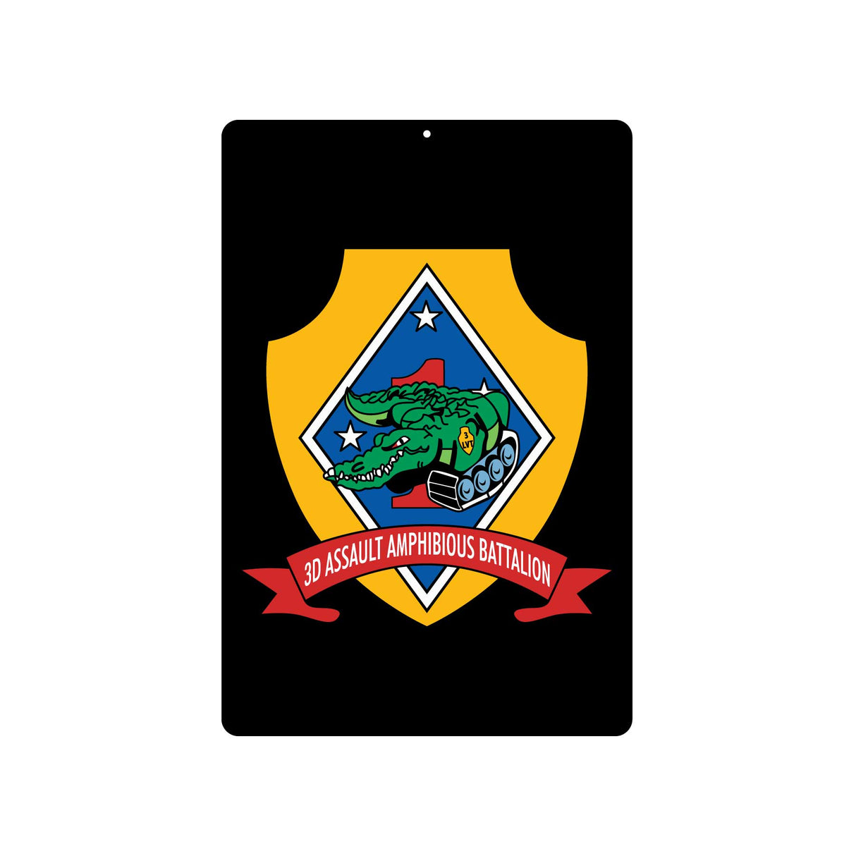 3rd Amphibious Assault Battalion Metal Sign - SGT GRIT
