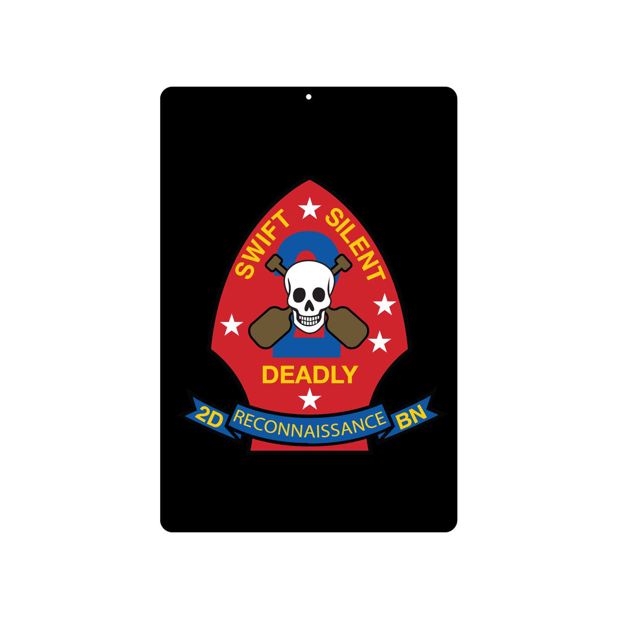 2nd Reconnaissance Battalion Metal Sign - SGT GRIT