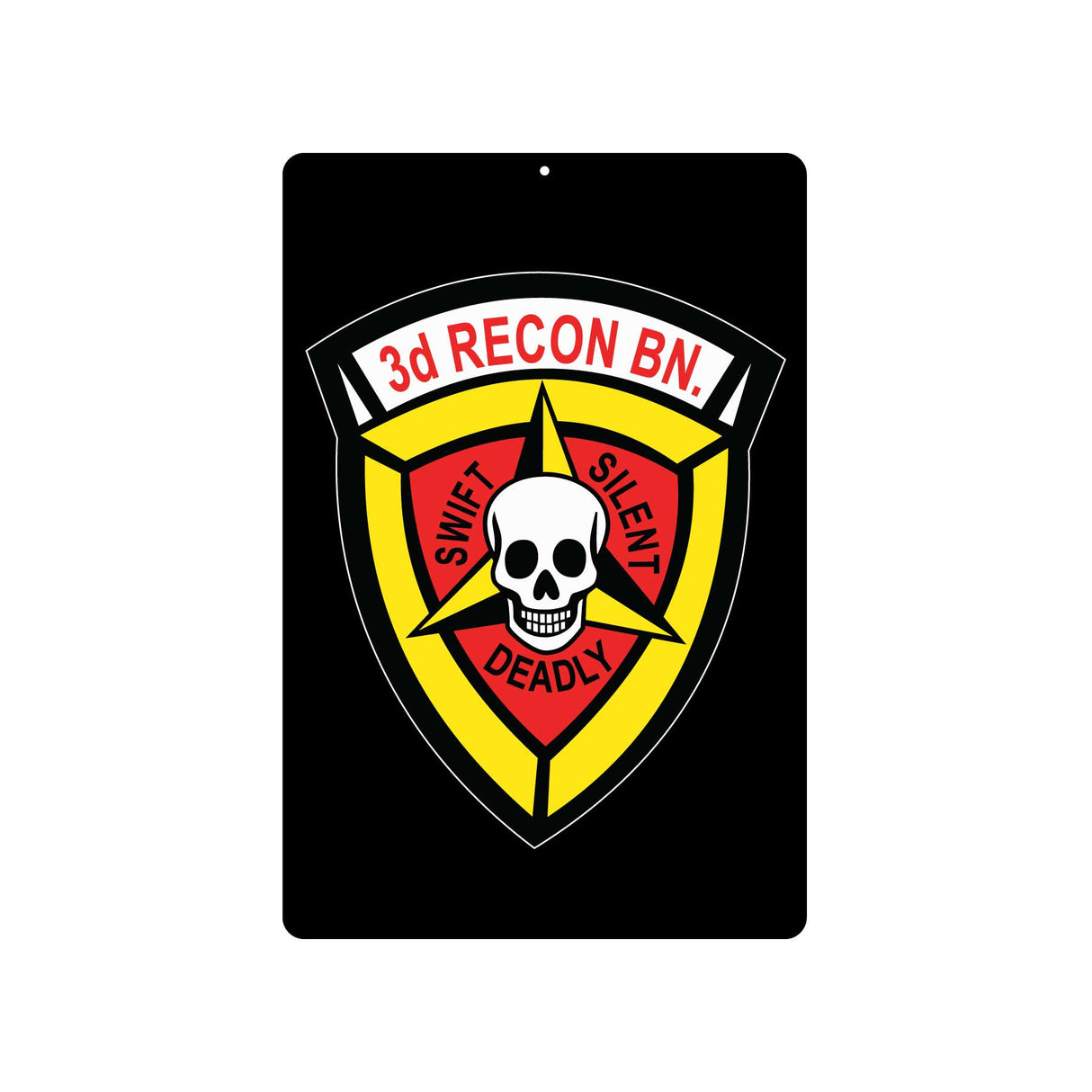 3rd Recon Battalion Metal Sign - SGT GRIT