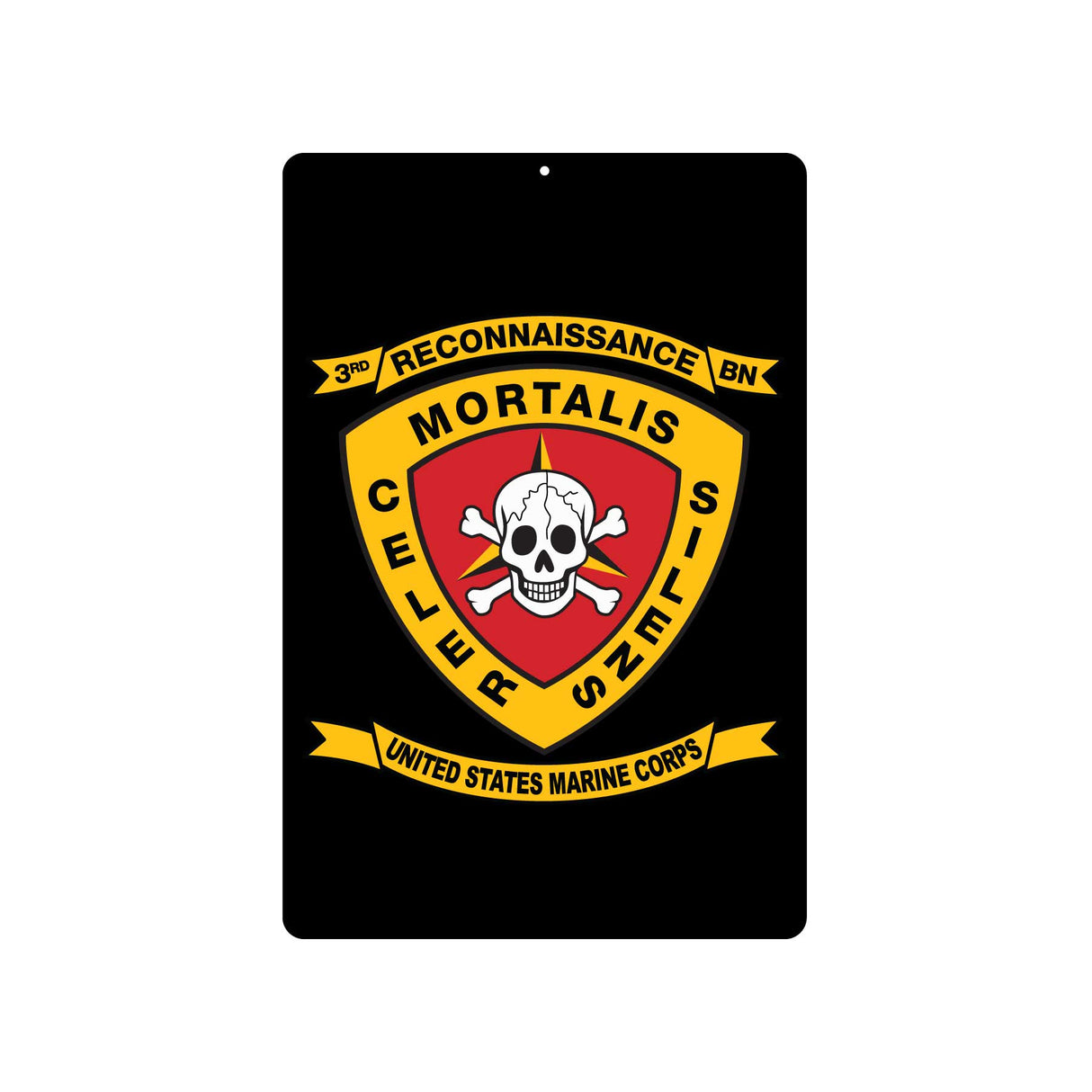 3rd Recon Battalion Metal Sign - SGT GRIT