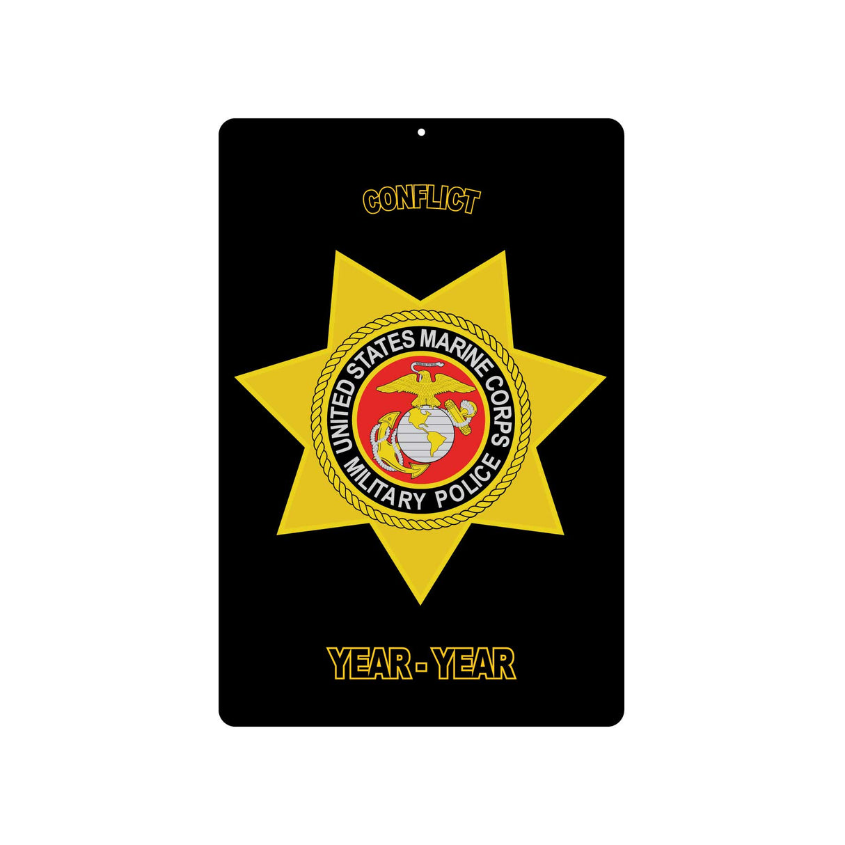 Military Police Metal Sign - SGT GRIT