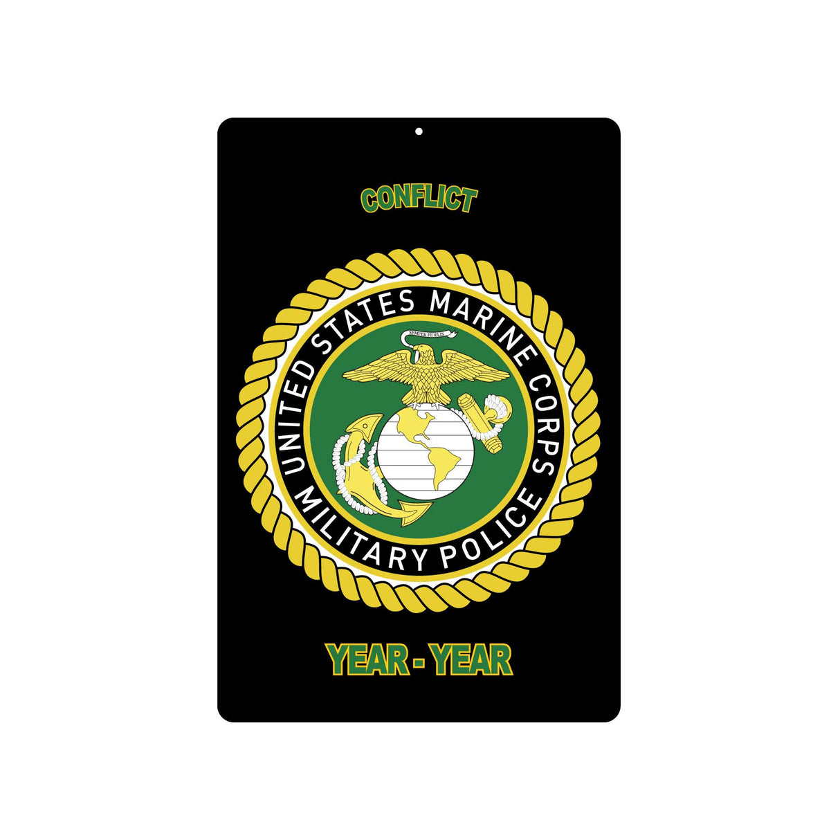 Military Police Metal Sign - SGT GRIT