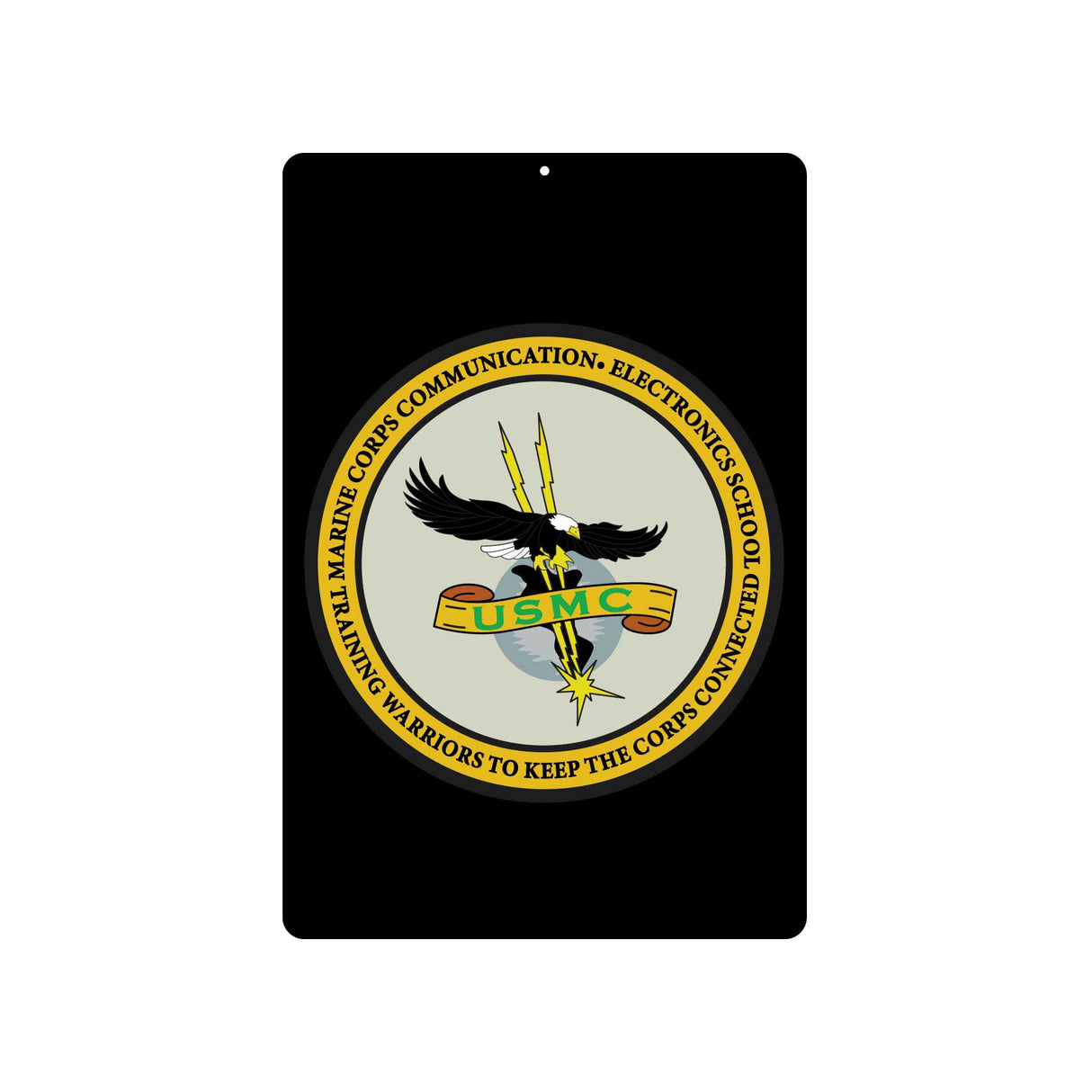 MCCES (Marine Corps Communications Electronics School) Metal Sign - SGT GRIT