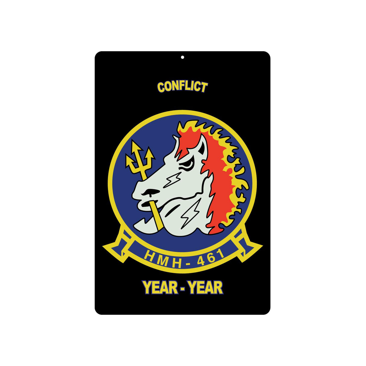 HMH-461 Metal Sign - SGT GRIT