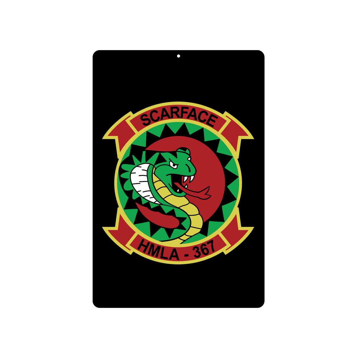 HMLA-367 Scarface Metal Sign - SGT GRIT