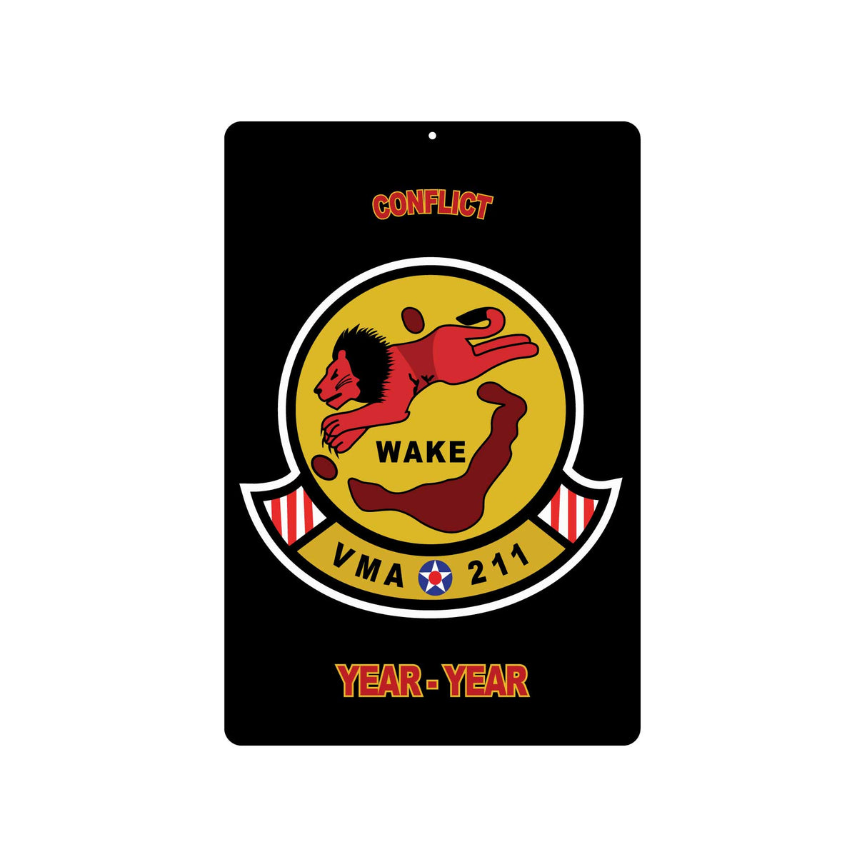 VMA-211 Metal Sign - SGT GRIT