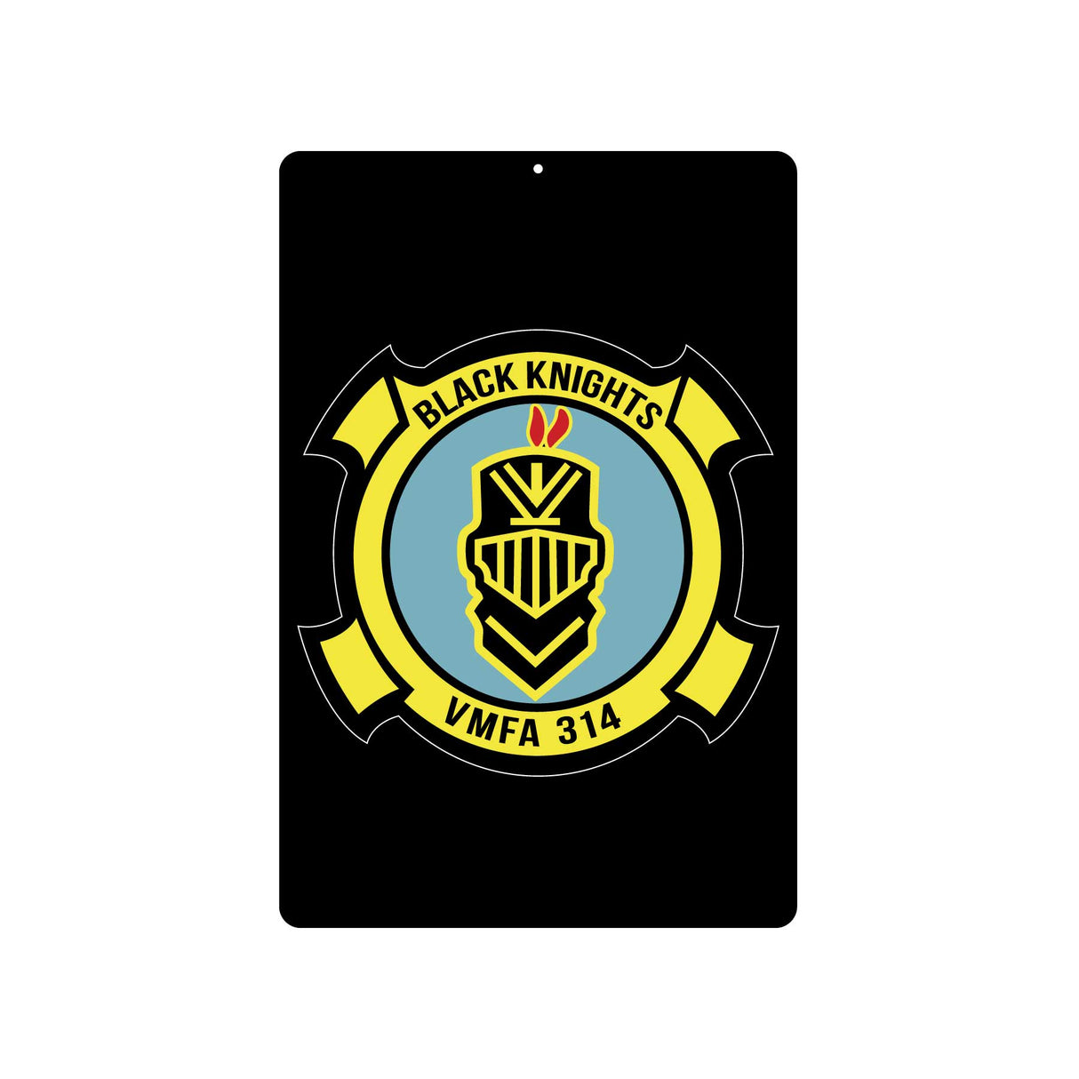 VMFA-314 Black Knights Metal Sign - SGT GRIT