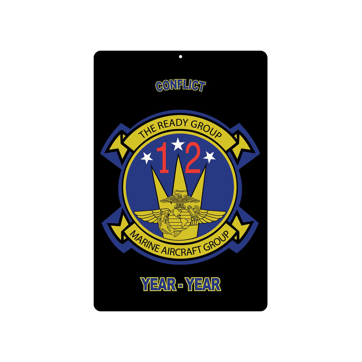 MAG-12 Metal Sign - SGT GRIT