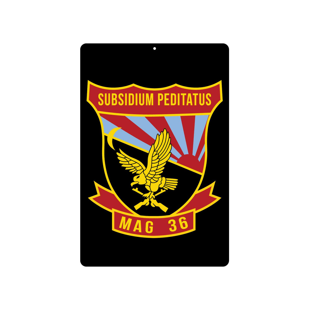 MAG-36 Metal Sign - SGT GRIT