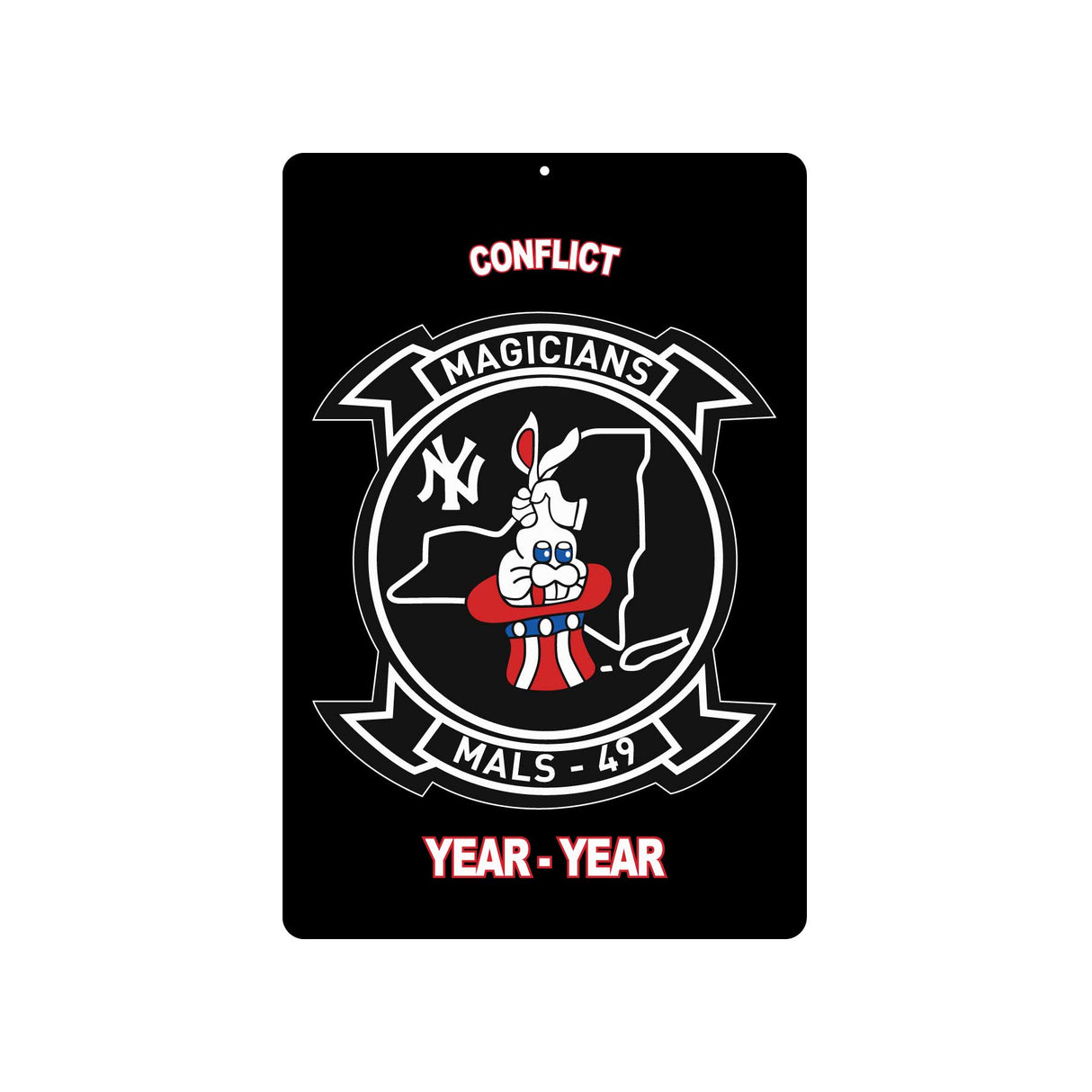 MALS-49 Metal Sign - SGT GRIT