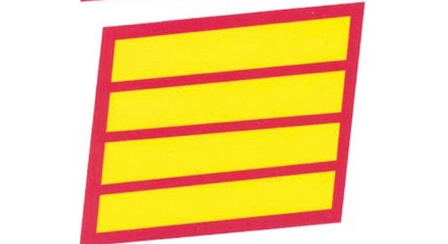 4 Service Stripes Decal - SGT GRIT
