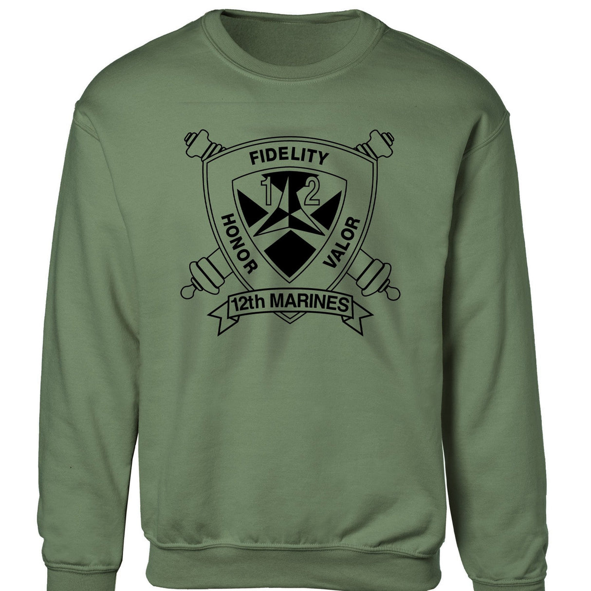 12th Marines Regimental Sweatshirt - SGT GRIT