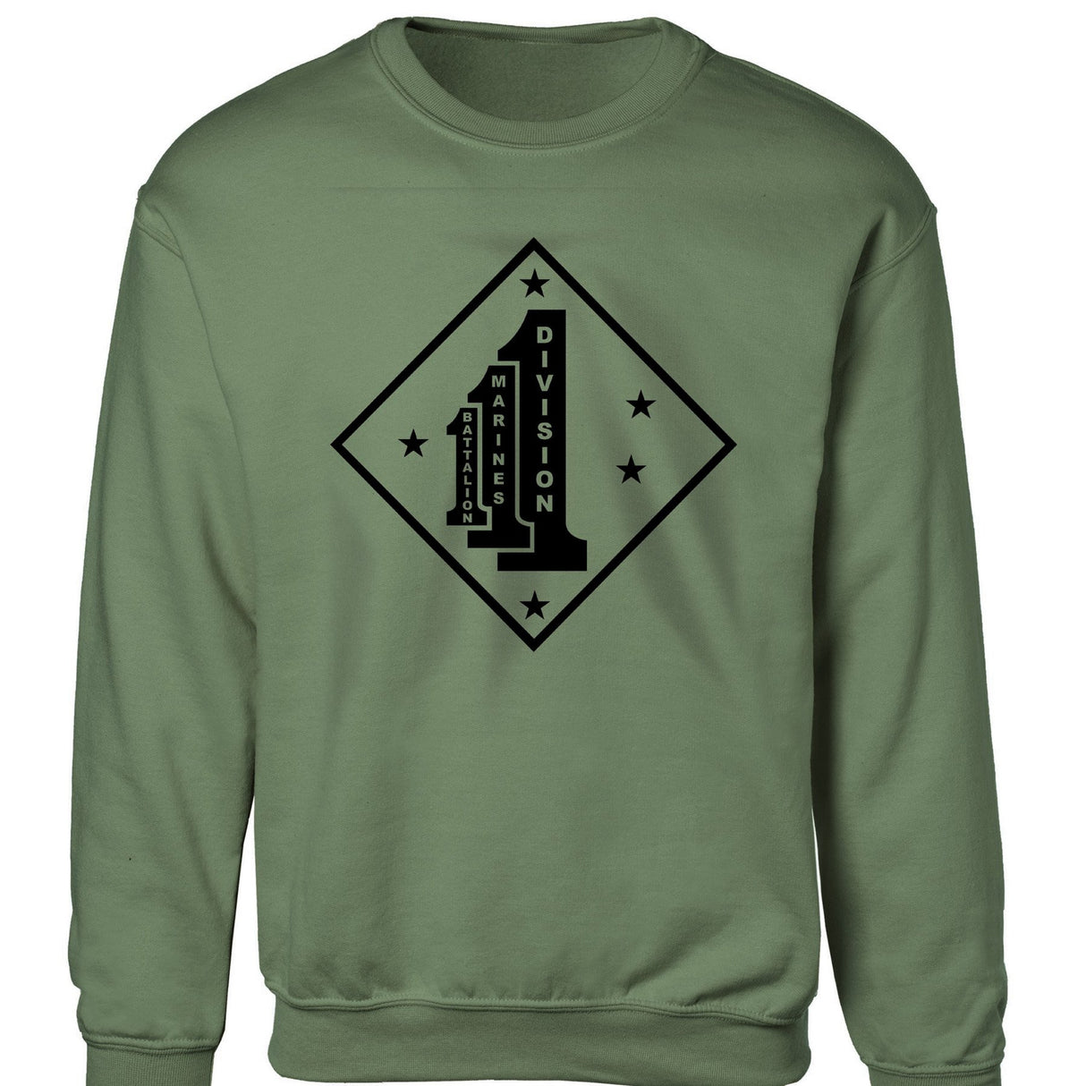 1st Battalion 1st Marines Sweatshirt - SGT GRIT