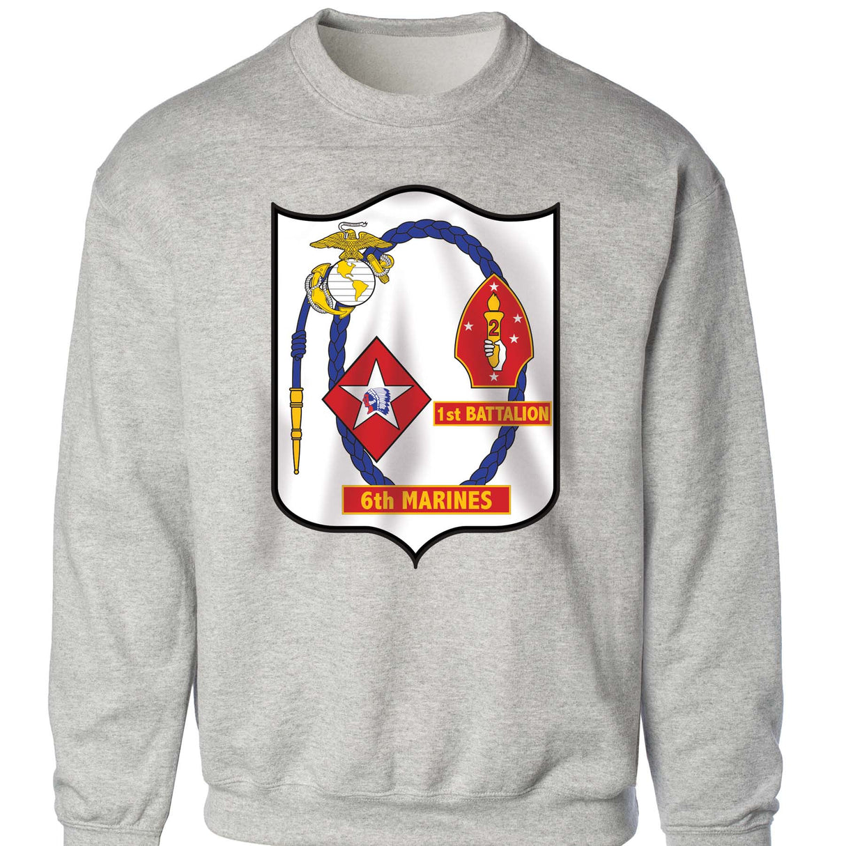 1st Battalion 6th Marines Sweatshirt - SGT GRIT