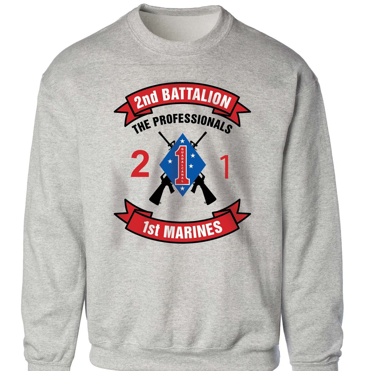 2nd Battalion 1st Marines Sweatshirt - SGT GRIT
