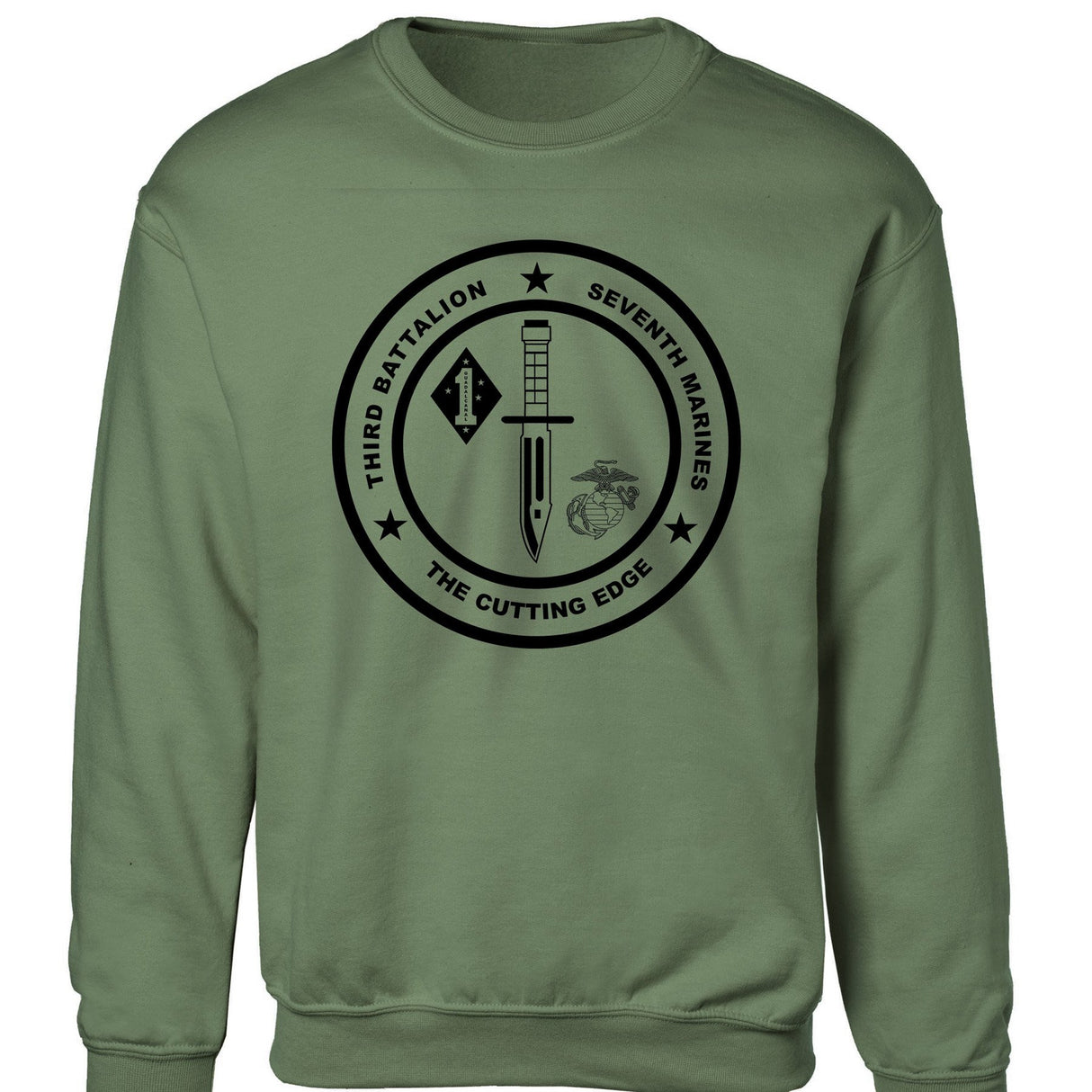 3rd Battalion 7th Marines Sweatshirt - SGT GRIT