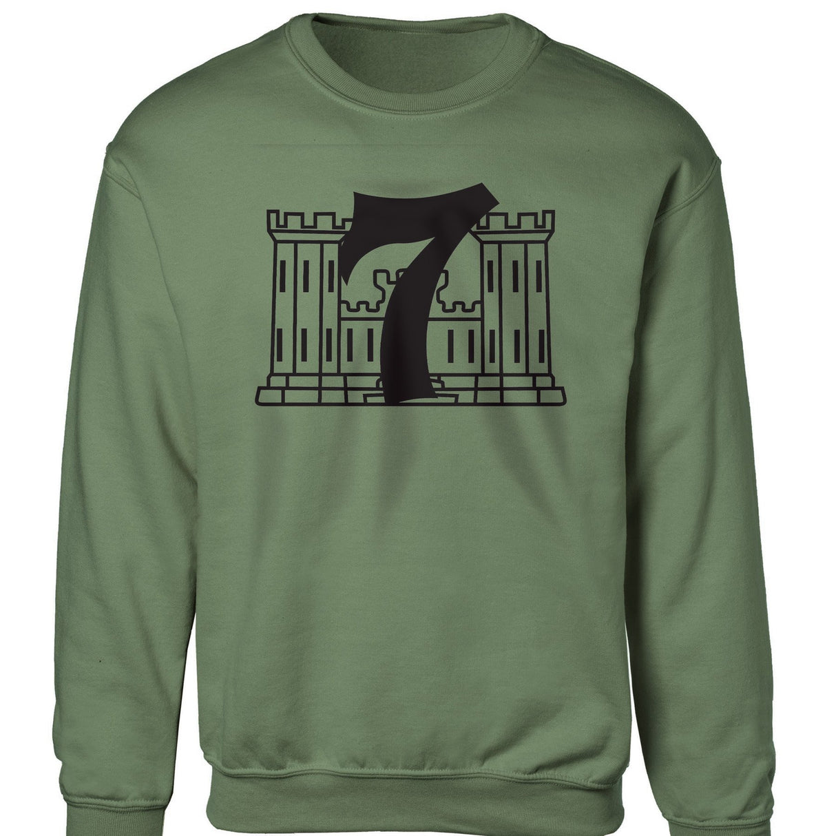 7th Engineers Battalion Sweatshirt - SGT GRIT