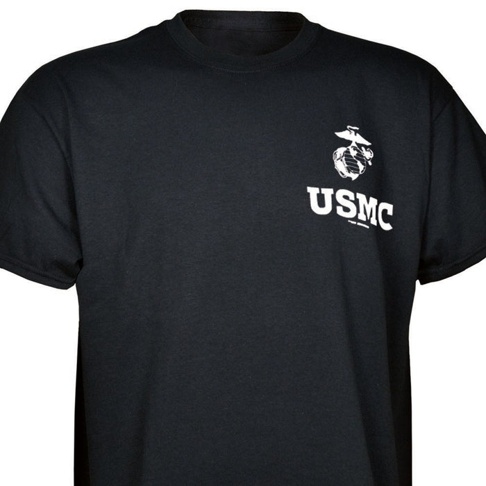 Marine Corps EGA Emblem T-Shirt in Black or Red - SGT GRIT