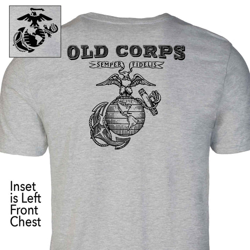 EGA Old Corps Back With Left Chest T-shirt - SGT GRIT