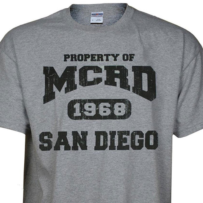 Personalized USMC Property of MCRD 1968 T-Shirt