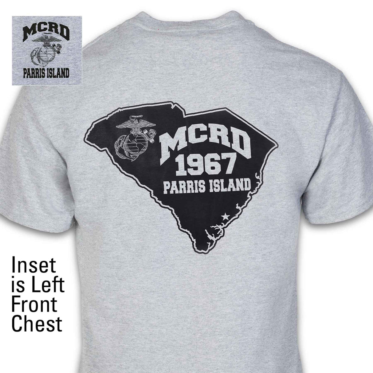 MCRD Location/Year State T-Shirt - SGT GRIT
