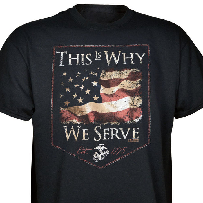 USMC Why We Serve T-Shirt