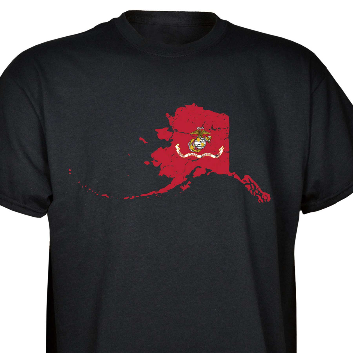Customizable USMC T-Shirt with Choose-your-State Option - SGT GRIT