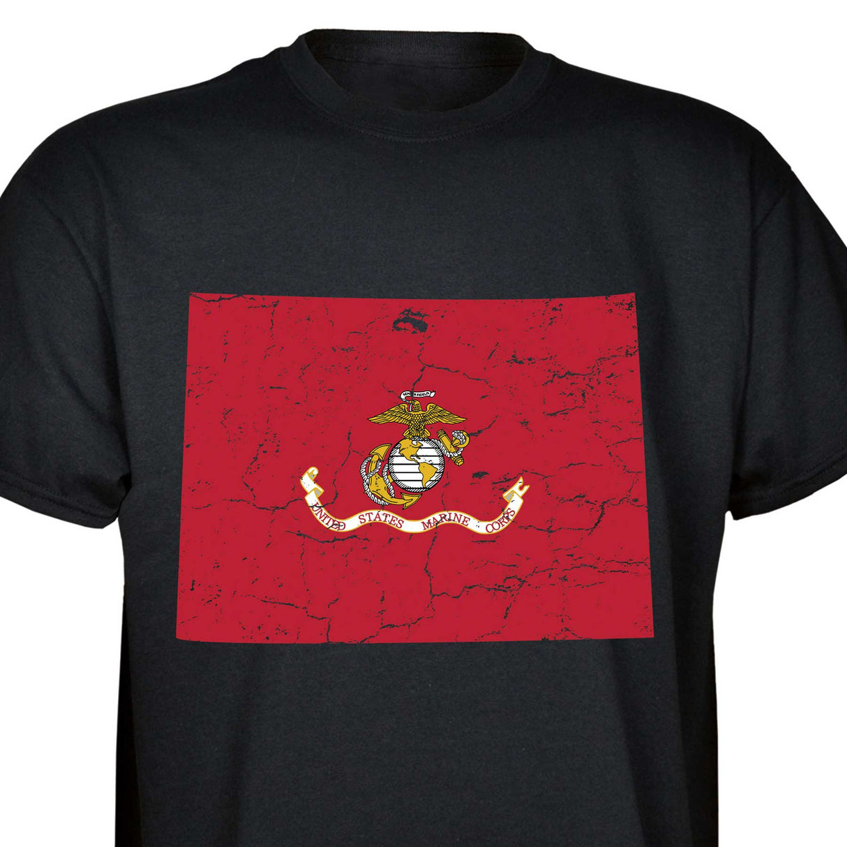 Customizable USMC T-Shirt with Choose-your-State Option - SGT GRIT