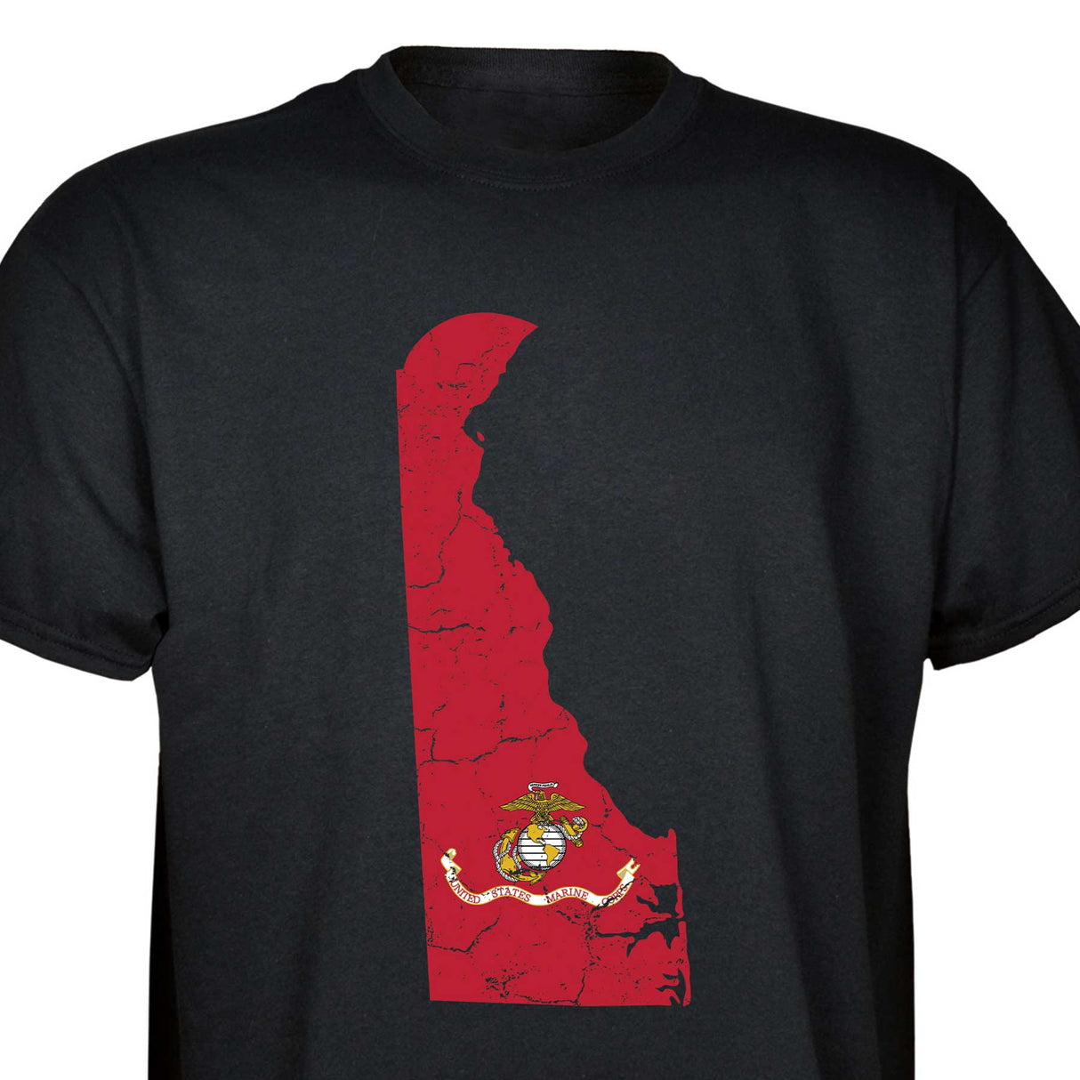 Customizable USMC T-Shirt with Choose-your-State Option - SGT GRIT