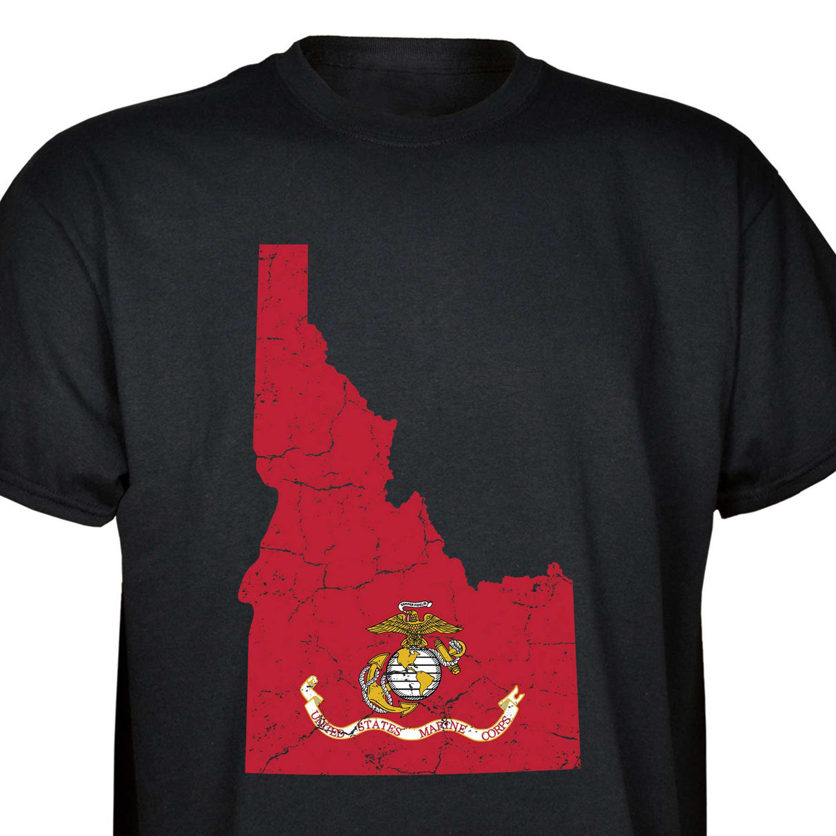 Customizable USMC T-Shirt with Choose-your-State Option - SGT GRIT