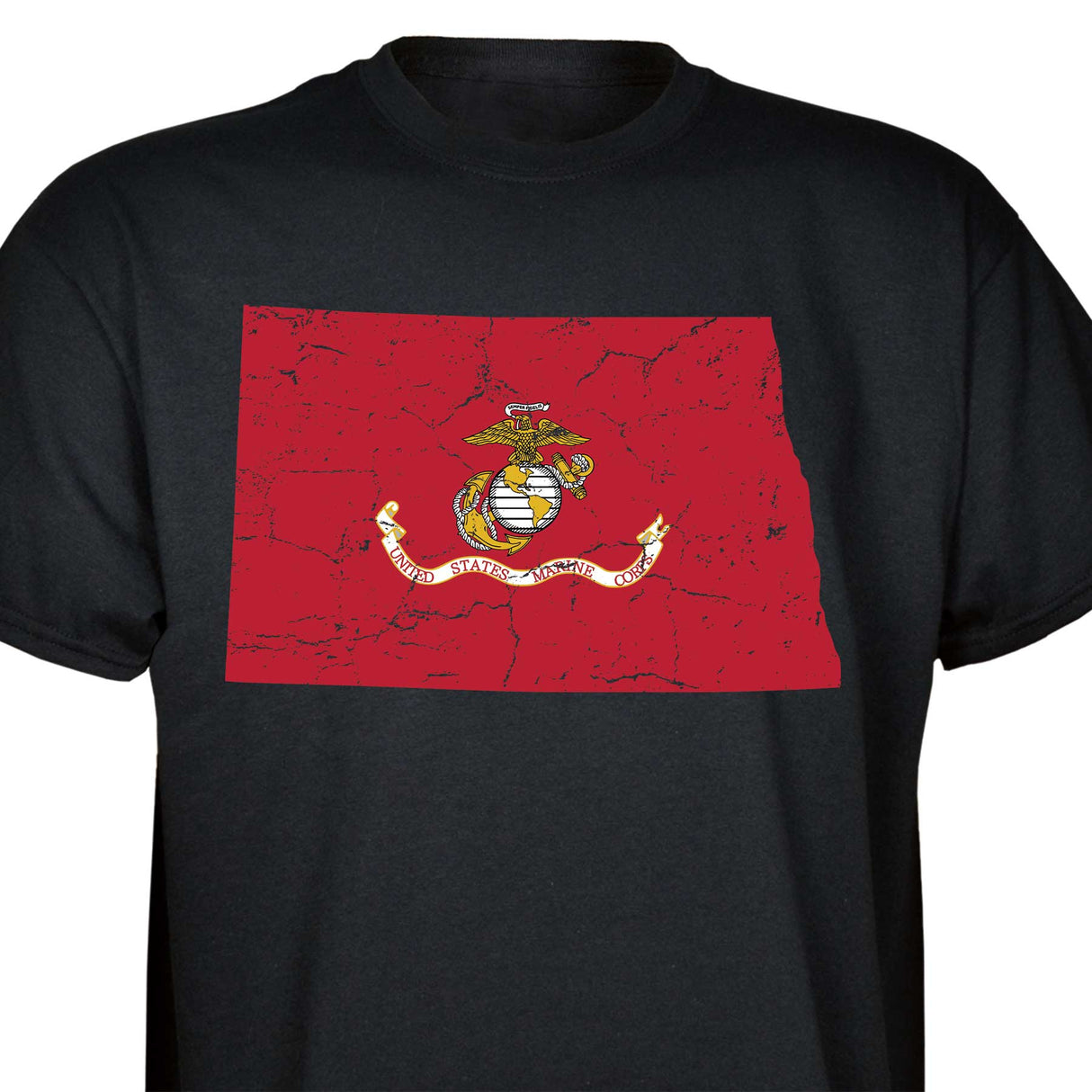 Customizable USMC T-Shirt with Choose-your-State Option - SGT GRIT