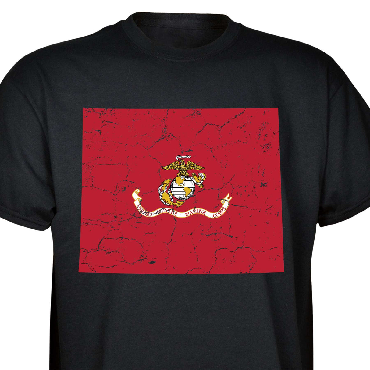 Customizable USMC T-Shirt with Choose-your-State Option - SGT GRIT