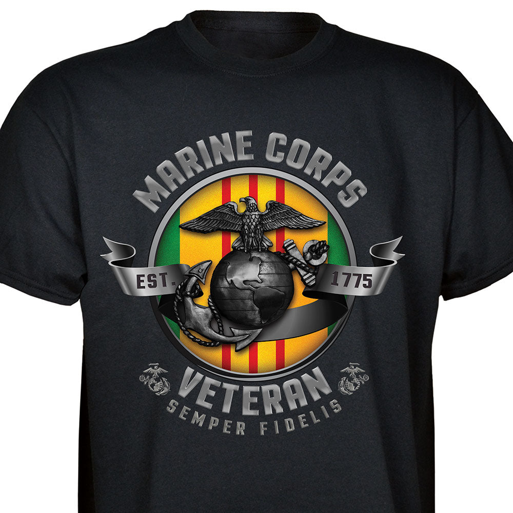 Customizable by Conflict Marine Corps Veterans T-shirt - SGT GRIT
